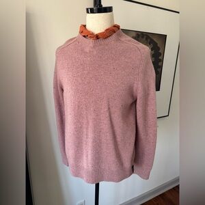 Todd Snyder Melange Knit Dusty Rose Crew
Neck Sweater M